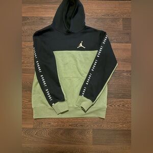 Kids Black and Green Hoodie